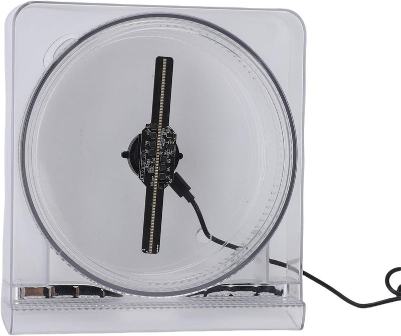 Tangxi 5.5 Inch 3D Hologram Fan, 2000x128 Resolution Holographic Projector with 128 LED Beads APP Control, for Shop Party Bar Advertising Display - Image 2